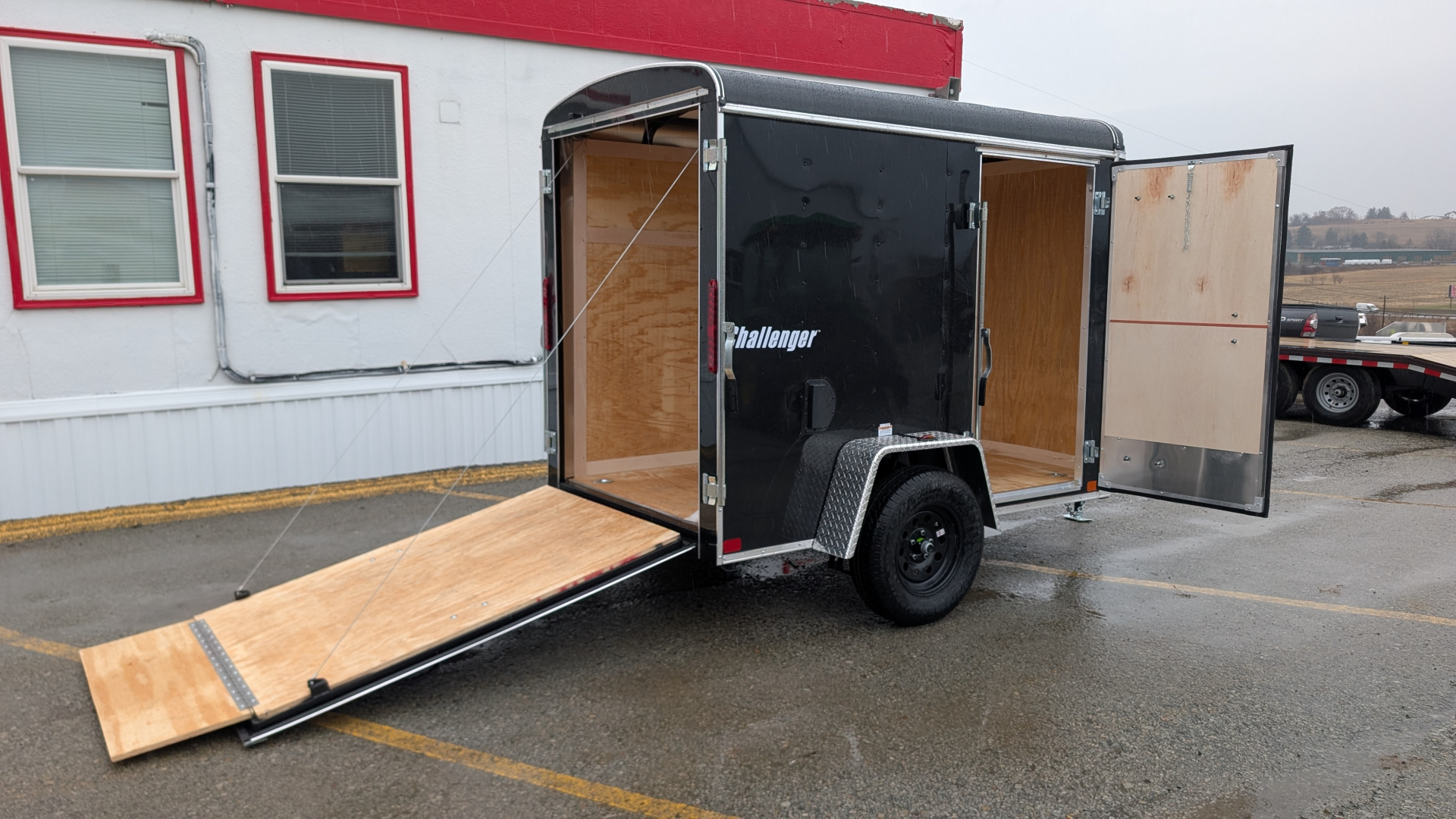 New 2026 Homesteader 5x8 Challenger Cargo Trailer w/ Ramp Door
