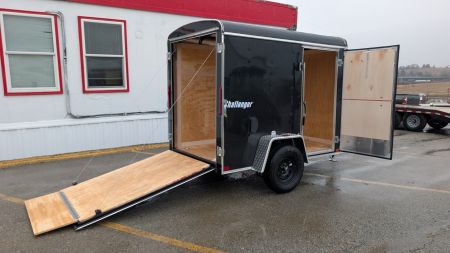 New 2026 Homesteader 5x8 Challenger Cargo Trailer w/ Ramp Door
