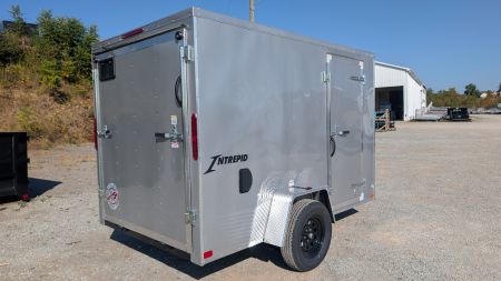 New 2026 Homesteader 6x10 Intrepid V-Nose Cargo Trailer w/ Ramp Door