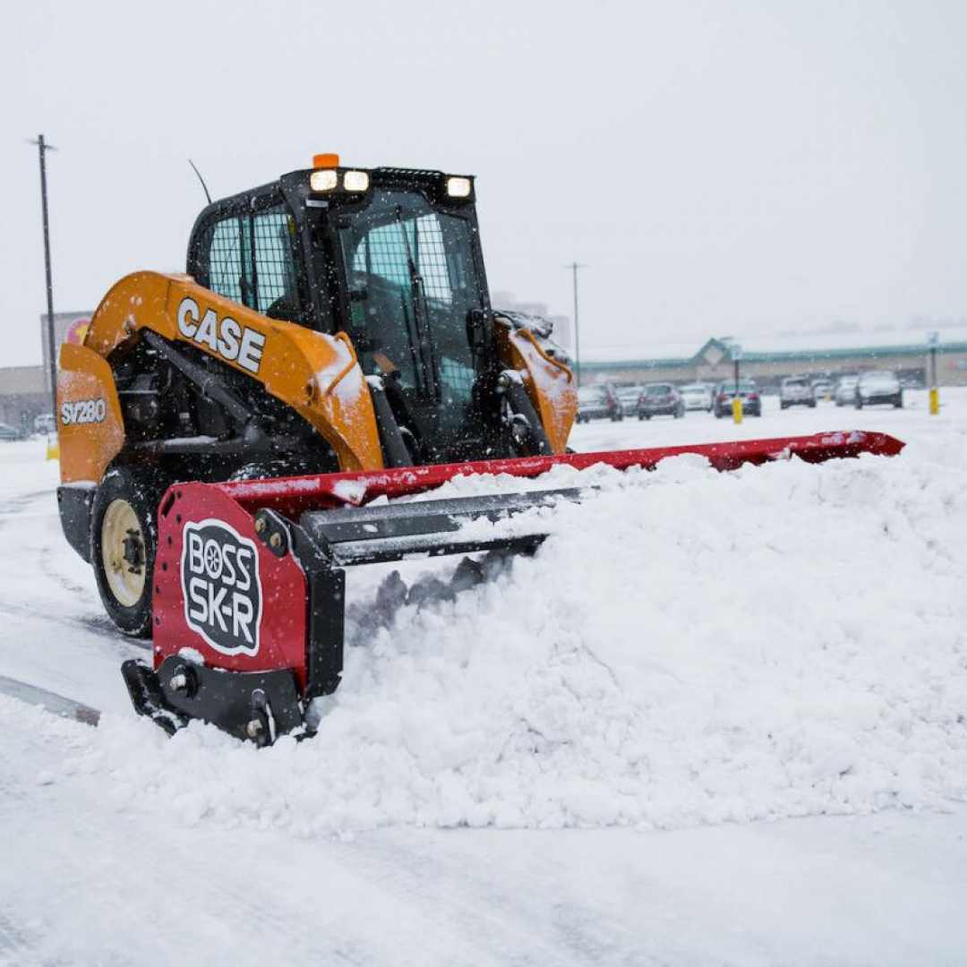 New BXP16408 - BOSS SNOWPLOW BOX PLOW W/RUBBER CUTTING EDGE 8'