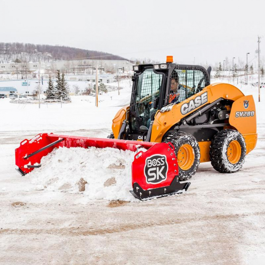 New BXP16508 - BOSS SNOWPLOW 8' SKID STEER BOX PLOW