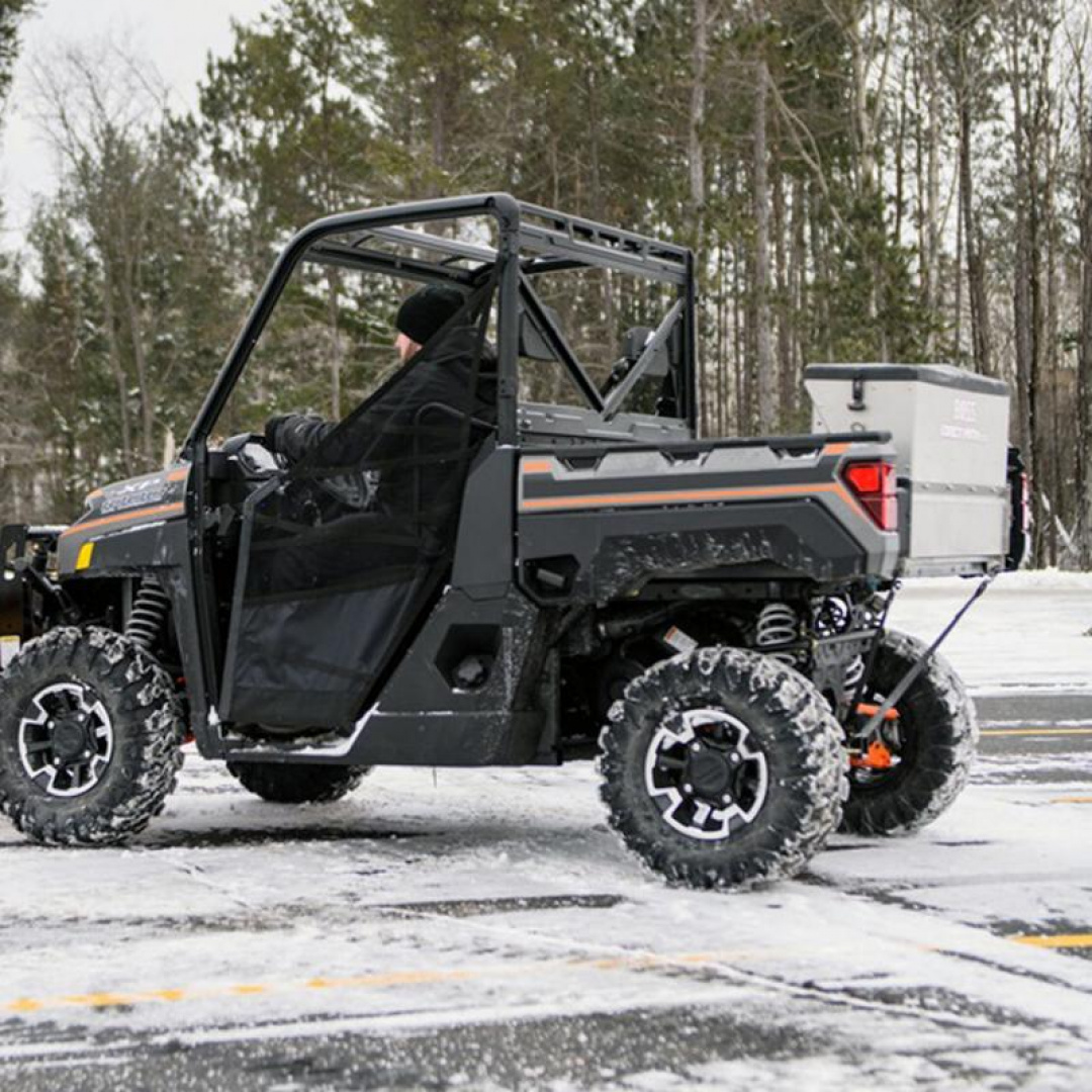 New DPS21250 - BOSS EXACT PATH 2.5 CU. FT DROP SALT SPREADER