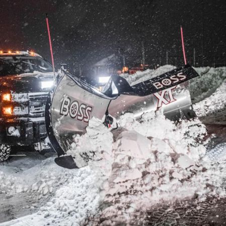 New MSC18792 - BOSS SNOWPLOW RT3 9'2'' STAINLESS V-XT V-PLOW with Cold front