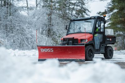 New STB12470 - BOSS SNOWPLOW 6'0'' STRAIGHT BLADE POLY UTV PLOW (UTV-ATV)