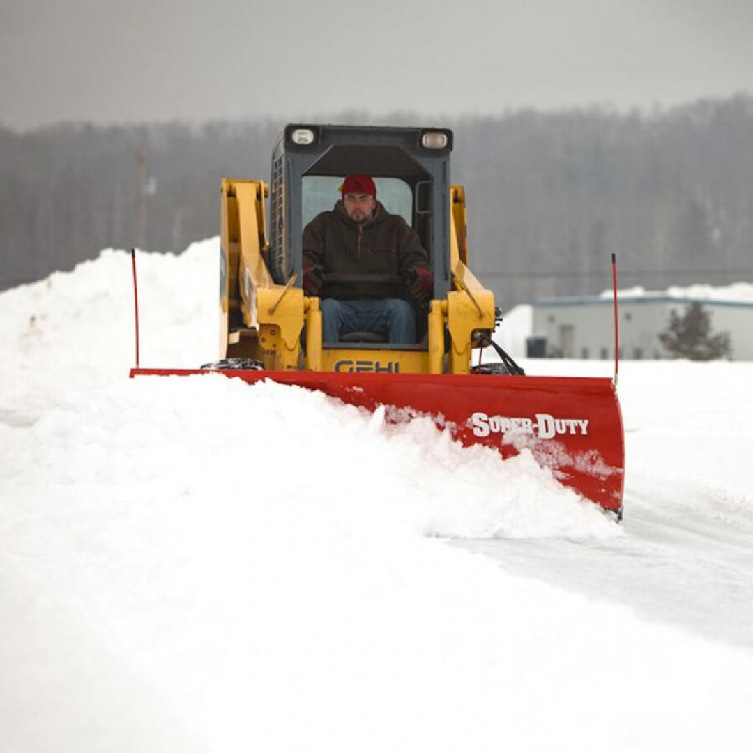 New TRP07899 - BOSS SNOWPLOW 9'0'' STRAIGHT BLADE SKID STEER TRIP EDGE BLADE PLOW