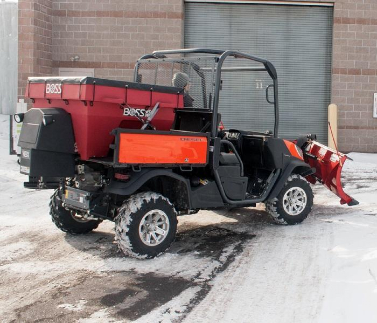 New BOSS SNOWPLOW VBX3000 SALT SPREADER, (UTV-ATV)