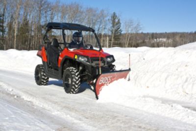 New 2026 BOSS SNOWPLOW 4'0'' STRAIGHT BLADE POLY UTV PLOW (UTV-ATV)