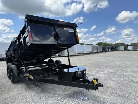 Used RENTAL 2025 GRIFFIN gt714 7x14 DUMP trailer 14K