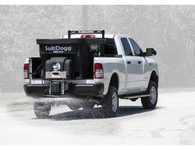 New Buyers PRO1500 1.5 Cubic Yard Electric Poly Hopper Spreader - Auger Salt Spreader