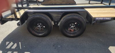New 7 x 12 Sure-Trac Tube Top Utility Trailer 7k** RE-ENFORCED GATE