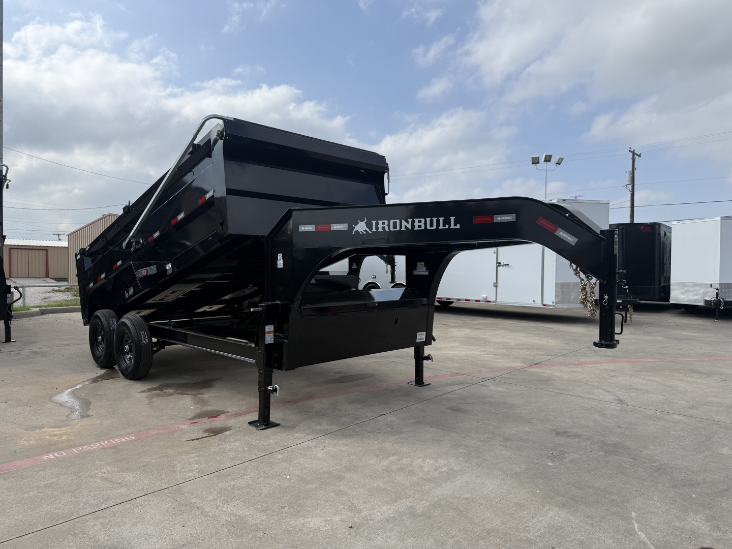 New 2026 Iron Bull DTG 7x14x3 Dump Trailer