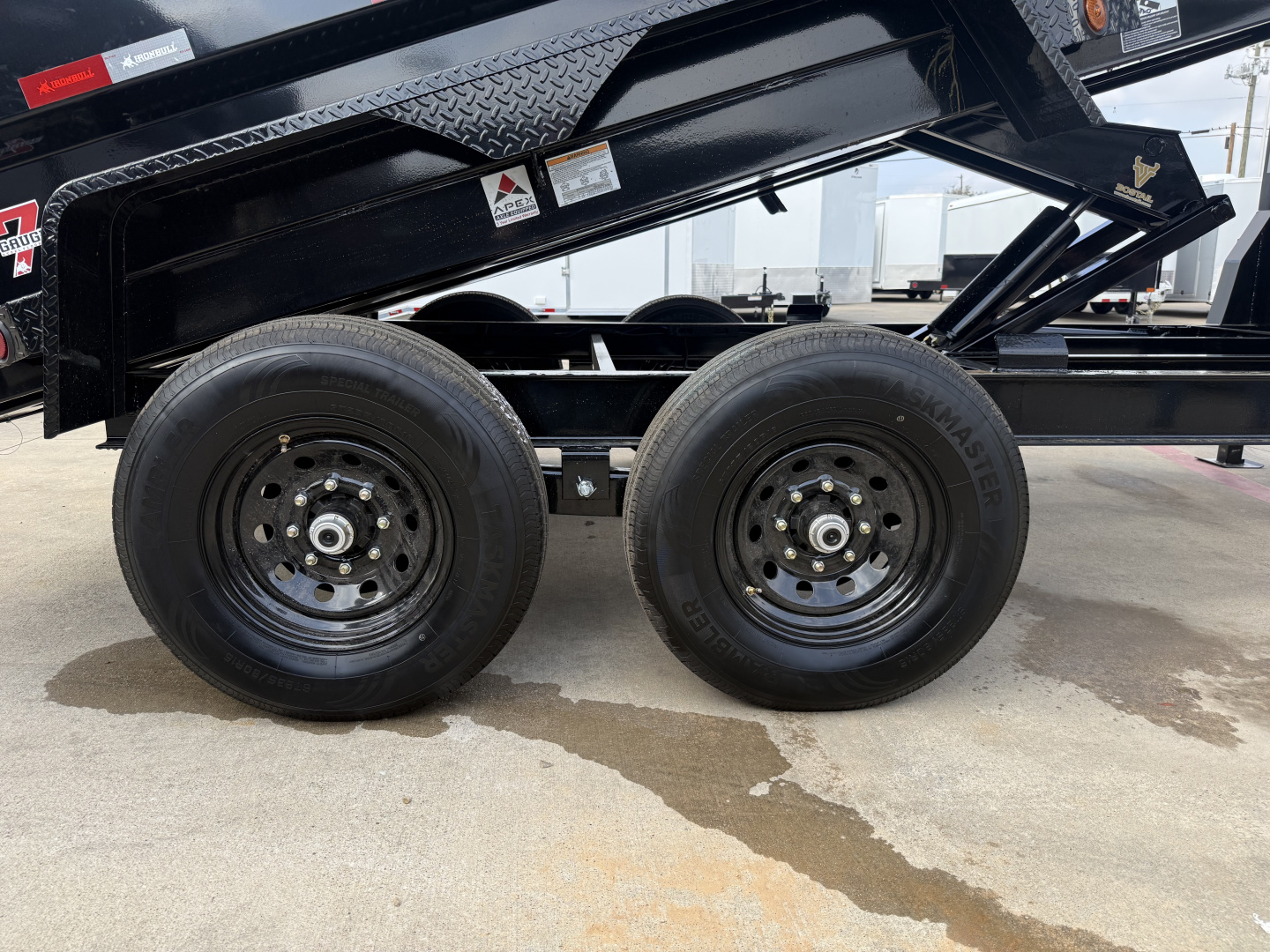 New 2026 Iron Bull DTG 7x14x3 Dump Trailer