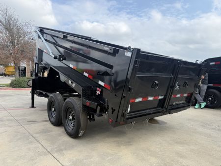 New 2026 Iron Bull DTG 7x14x3 Dump Trailer