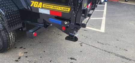 New 7 x 14 Big Tex Low Pro 14TD Telescopic Dump Trailer 15.4K****7 Gauge Floor
