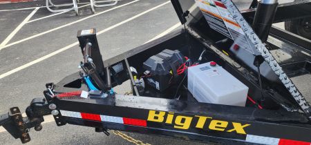 New 7 x 14 Big Tex Low Pro 14TD Telescopic Dump Trailer 15.4K****7 Gauge Floor