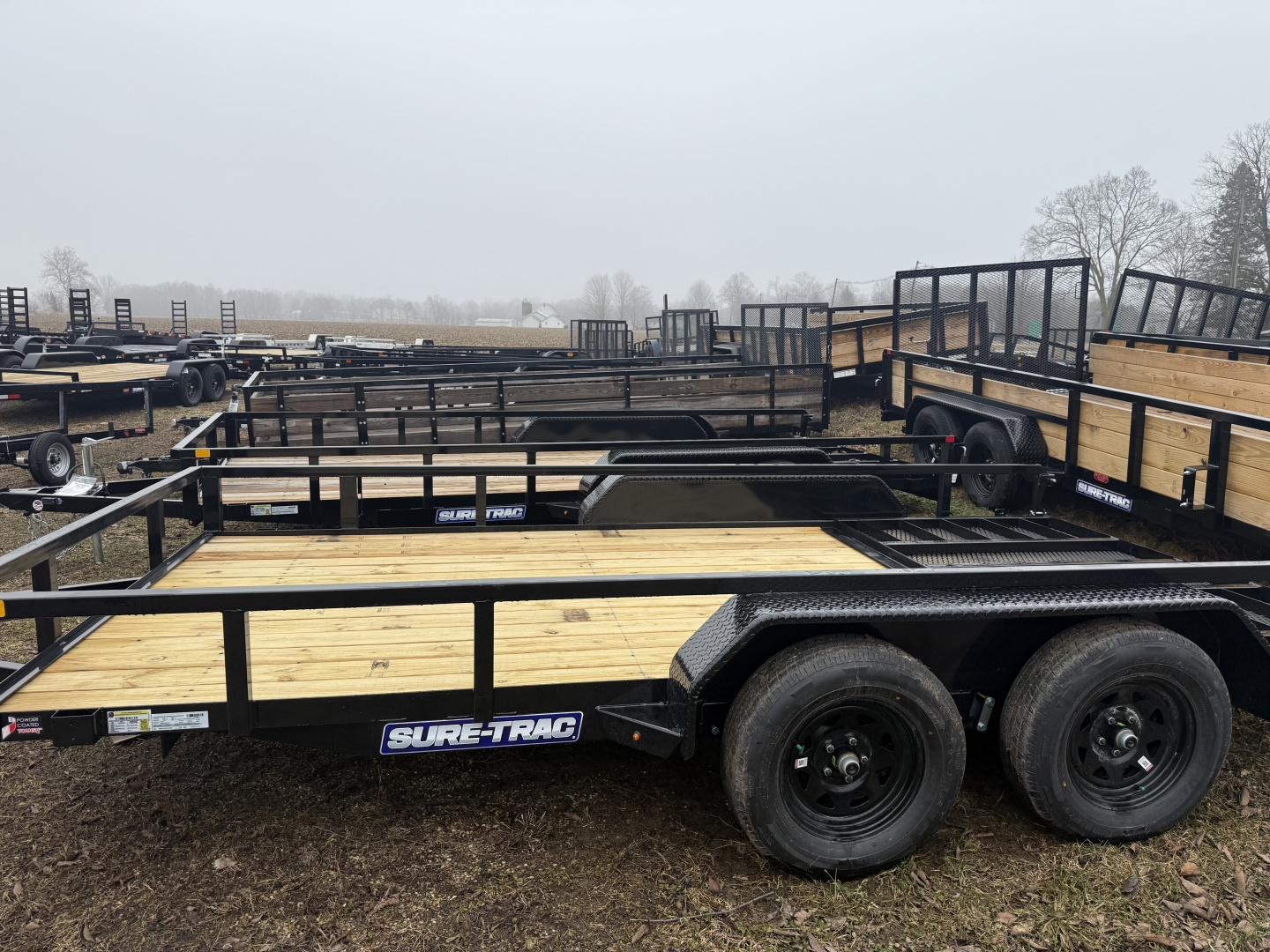 New 2026 Sure-Trac 7X14 7K Landscape Trailer