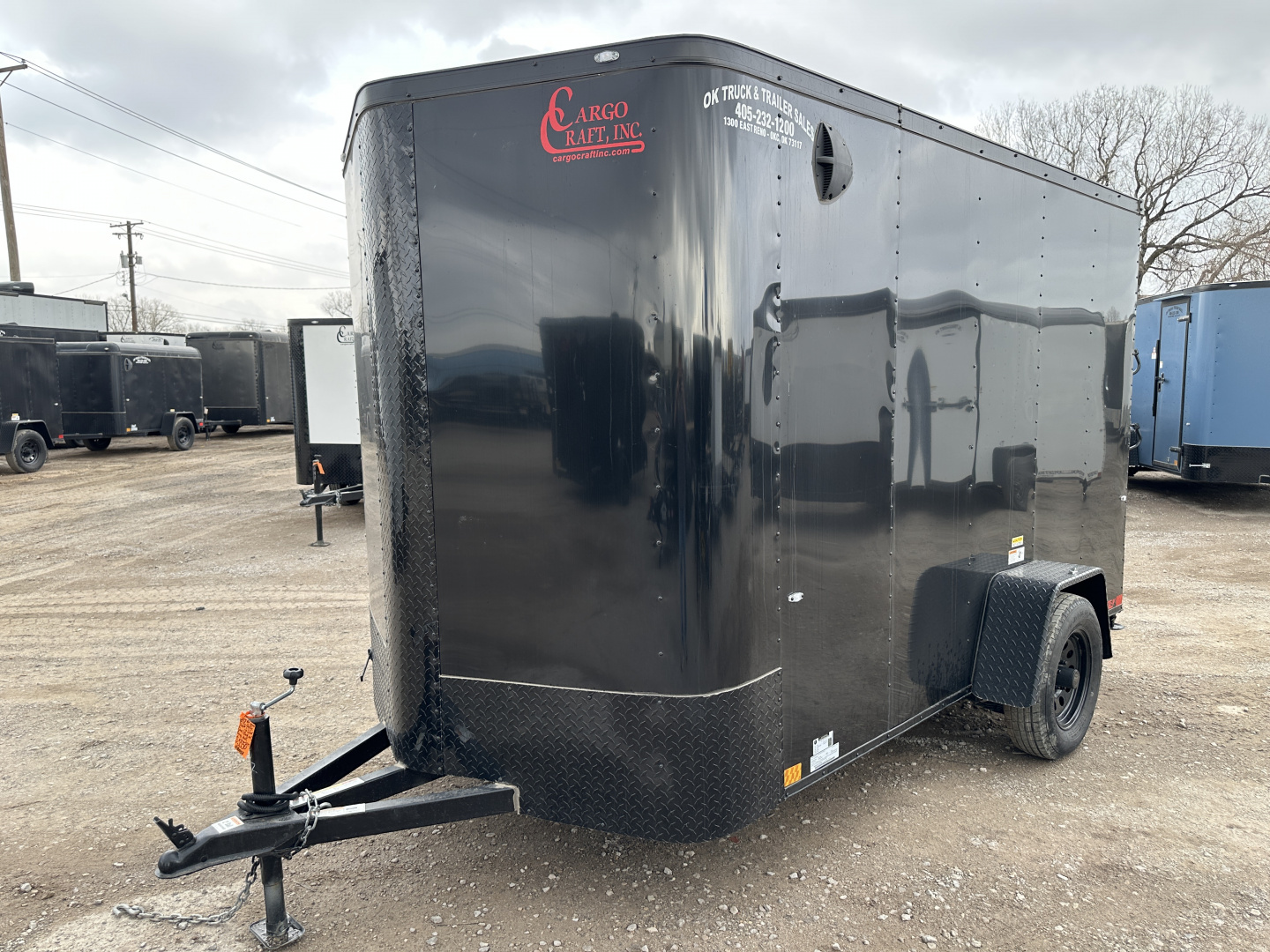 New 2026 Cargo Craft 6'x12'x6'6" Elite V Nose with ramp door Cargo / Enclosed Trailer