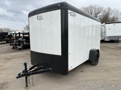 New 2026 Cargo Craft 6'x12'x6'6  Expedition Extreme White/Black out with ramp door Cargo / Enclosed Trailer