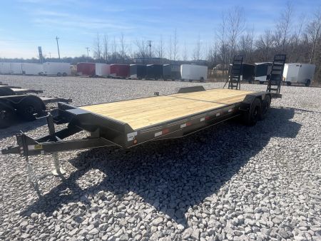 New 2026 Trailblazer 84X28 EQUIPMENT TRAILER W/STAND UP RAMPS