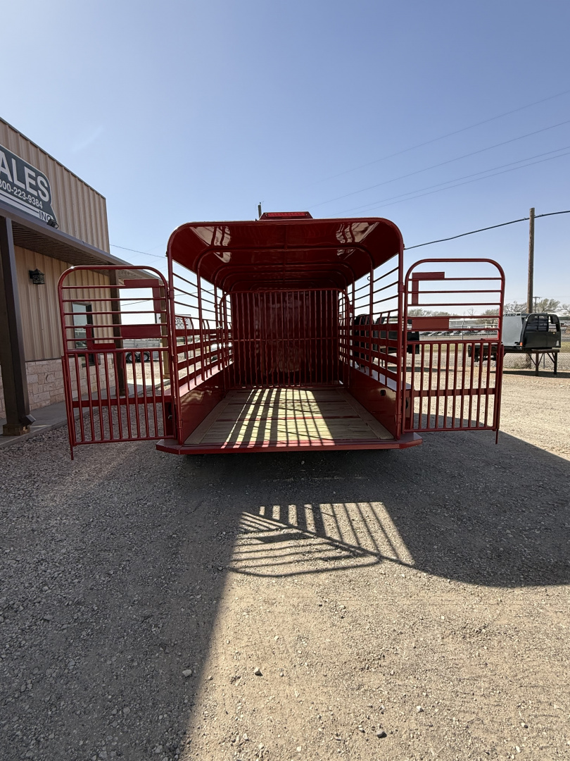 New 2026 Gooseneck Trailer MFG STEEL BP Stock / Stock Combo Trailer