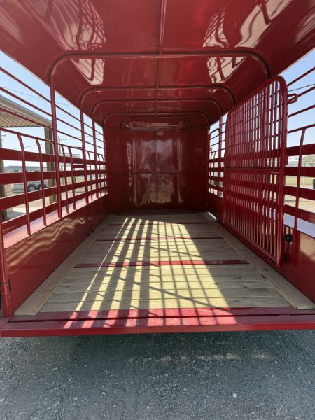 New 2026 Gooseneck Trailer MFG STEEL BP Stock / Stock Combo Trailer