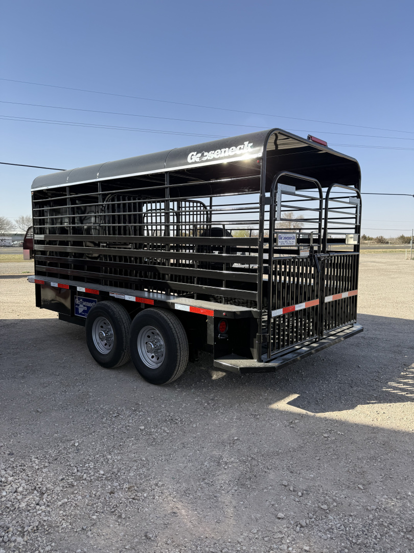 New 2026 Gooseneck Trailer MFG 16X6'8" Stock / Stock Combo Trailer