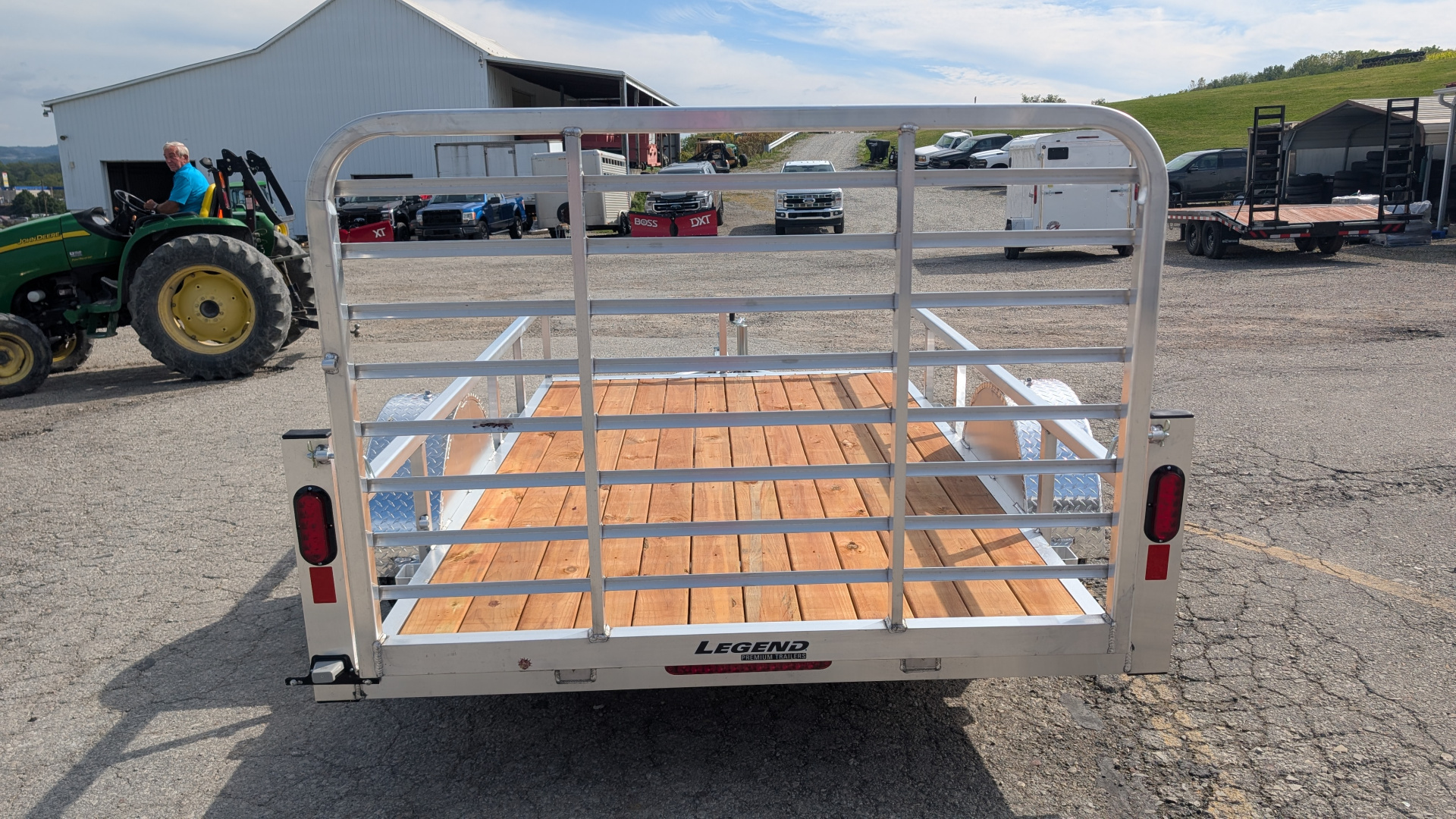 New 2026 LEGEND 6x10 Open Deluxe Utility Trailer