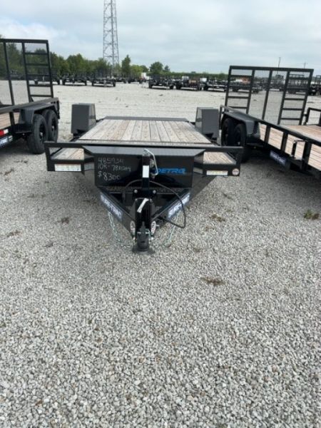 New 2026 Sure-Trac 78x16 (12+4) 10K Single Axle Tilt Trailer