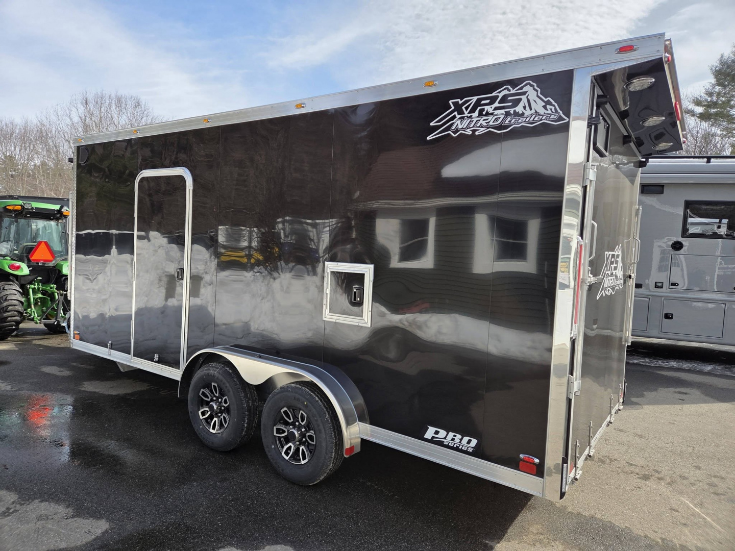 New 2026 Nitro 7.5x18 Nitro xps pro series 9990lb gvwr Snowmobile Trailer
