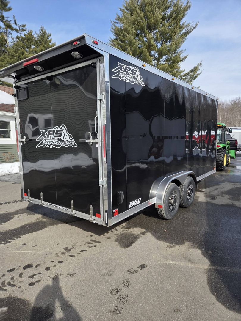 New 2026 Nitro 7.5x18 Nitro xps pro series 9990lb gvwr Snowmobile Trailer