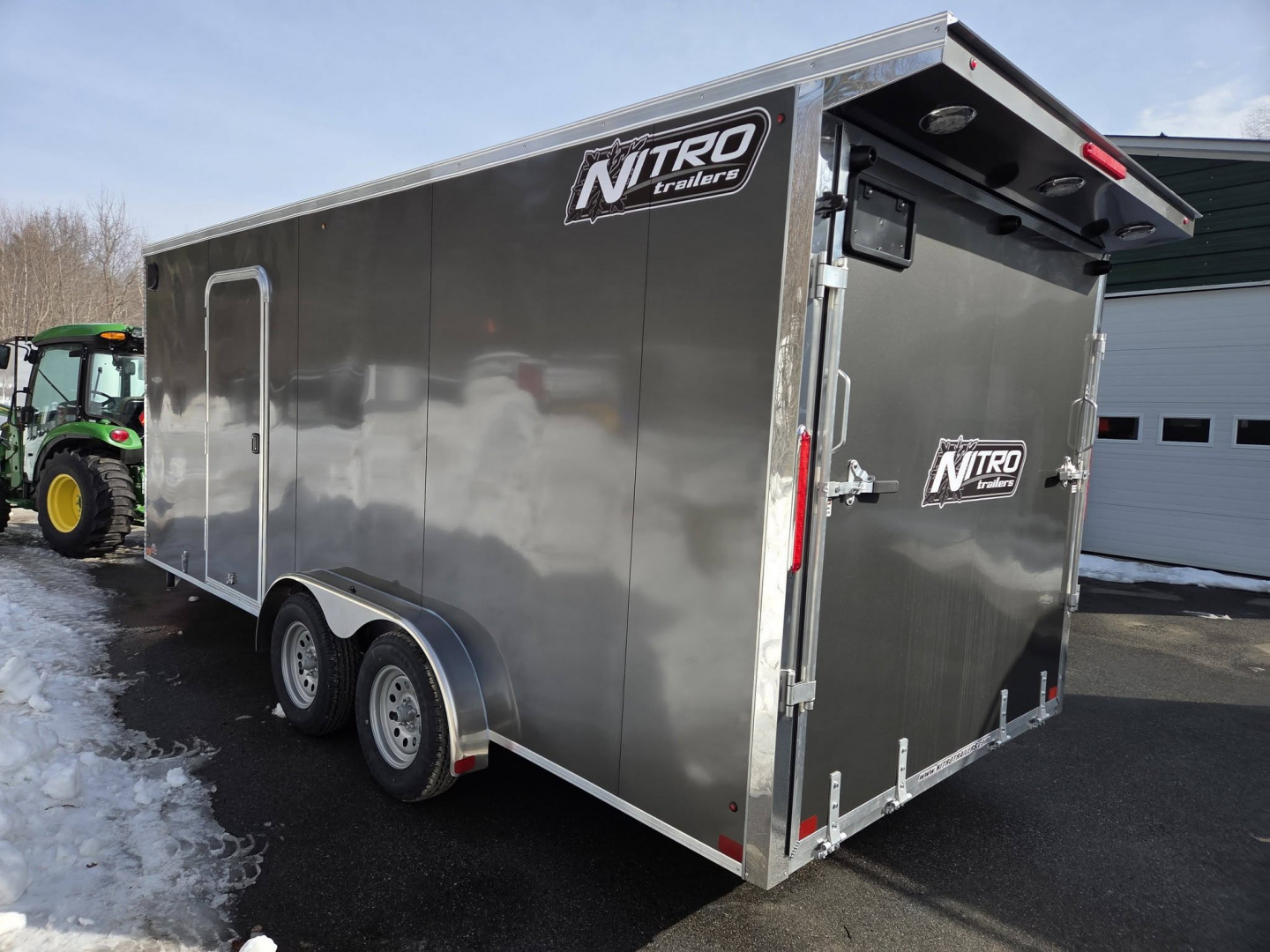 New 2026 Nitro 7.5x18 snowmobile or sxs utv trailer Snowmobile Trailer