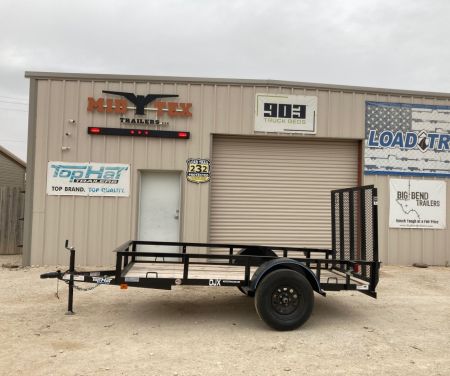 New 2026 Top Hat DJX 10'X60" Utility Trailer