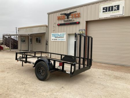 New 2026 Top Hat DJX 10'X60" Utility Trailer