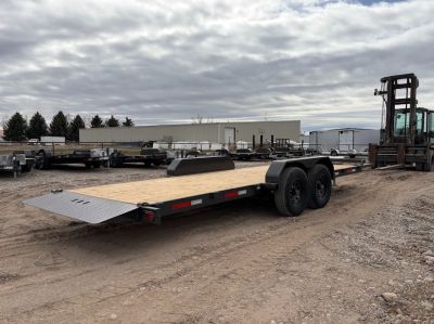 New 2026 Summit Cascade 7x18 14k Full Tilt Deck Equipment Trailer