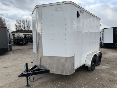 New 2026 Cargo Craft 7'X12' Elite V Nose Sport with Double Doors Cargo / Enclosed Trailer