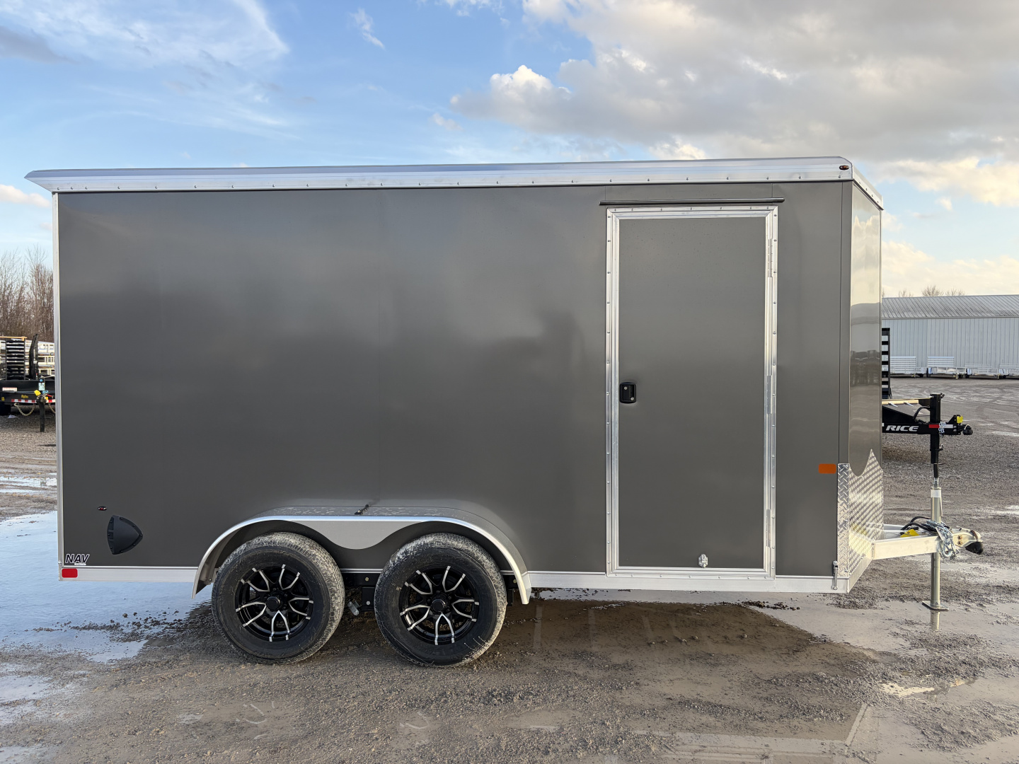 New 2026 Model Year Clearance NEO TRAILERS NAV147TR6 (7' X 14') 7K V-Nose Cargo / Enclosed Trailer