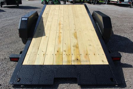 New 2026 Moritz 7' x 16' + 4' Low Pro - Gravity Tilt - Tilt Trailer - 14000# GVW