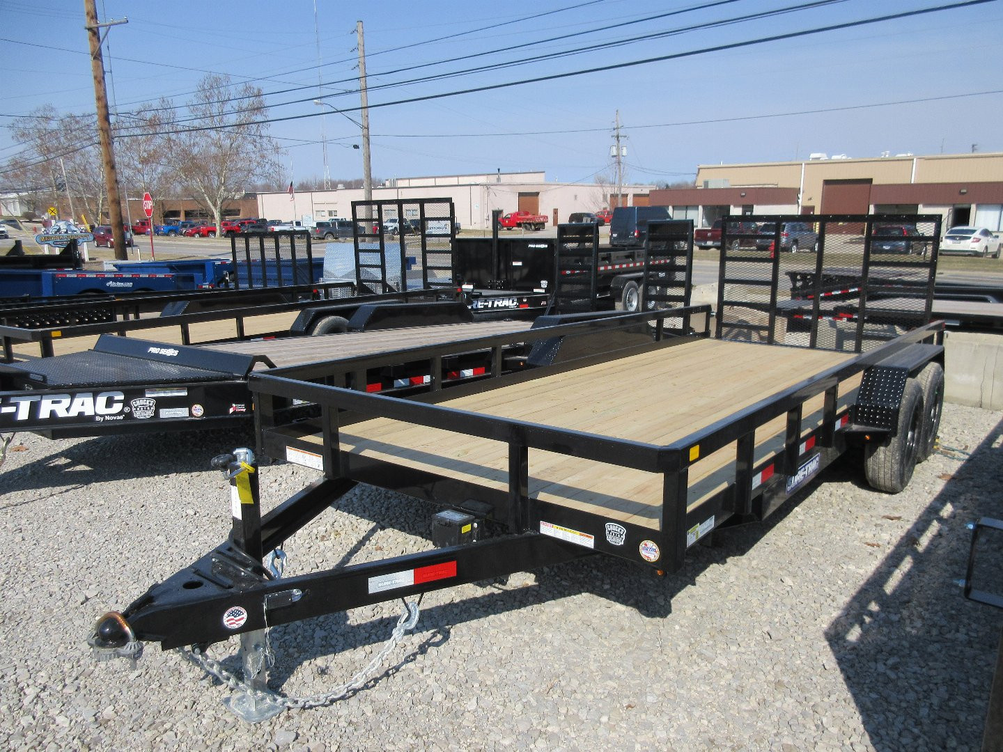 New 2026 Sure-Trac 7 x 18 Tube Top Utility Trailer 10K Tandem Utility Trailer