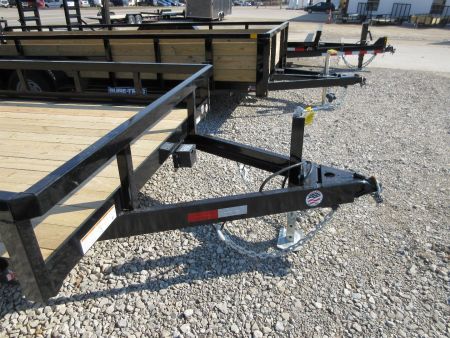 New 2026 Sure-Trac 7 x 18 Tube Top Utility Trailer 10K Tandem Utility Trailer