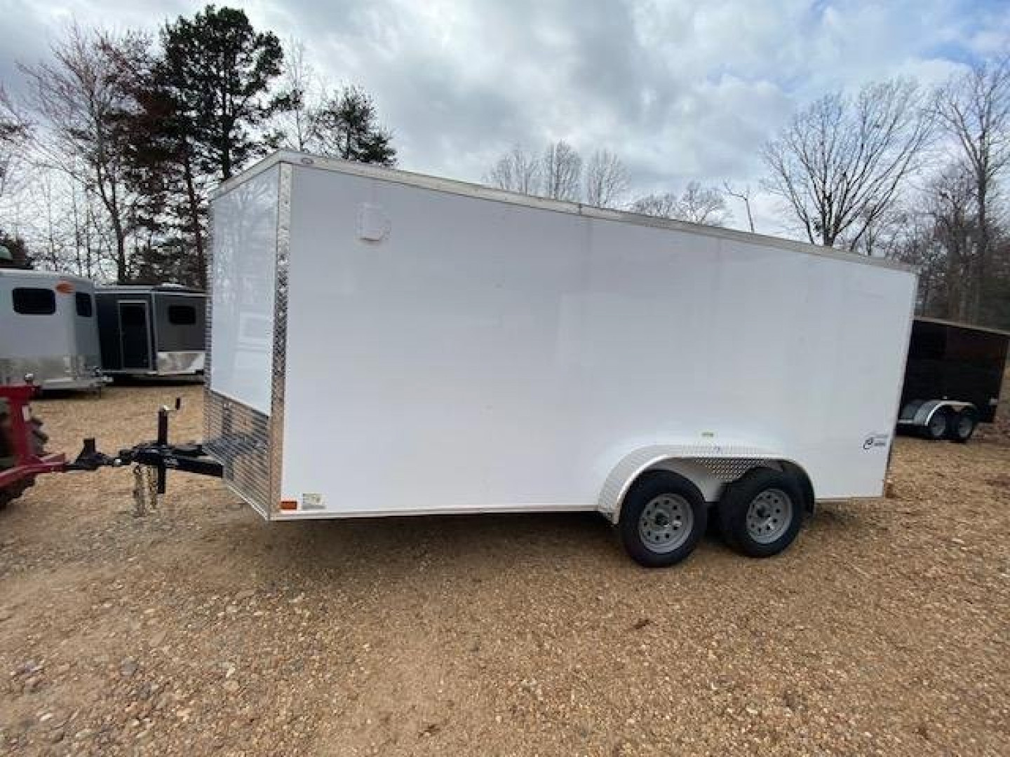 New 2027 Choice Cargo 7X16 Tandem Axle Cargo / Enclosed Trailer w/ Ramp