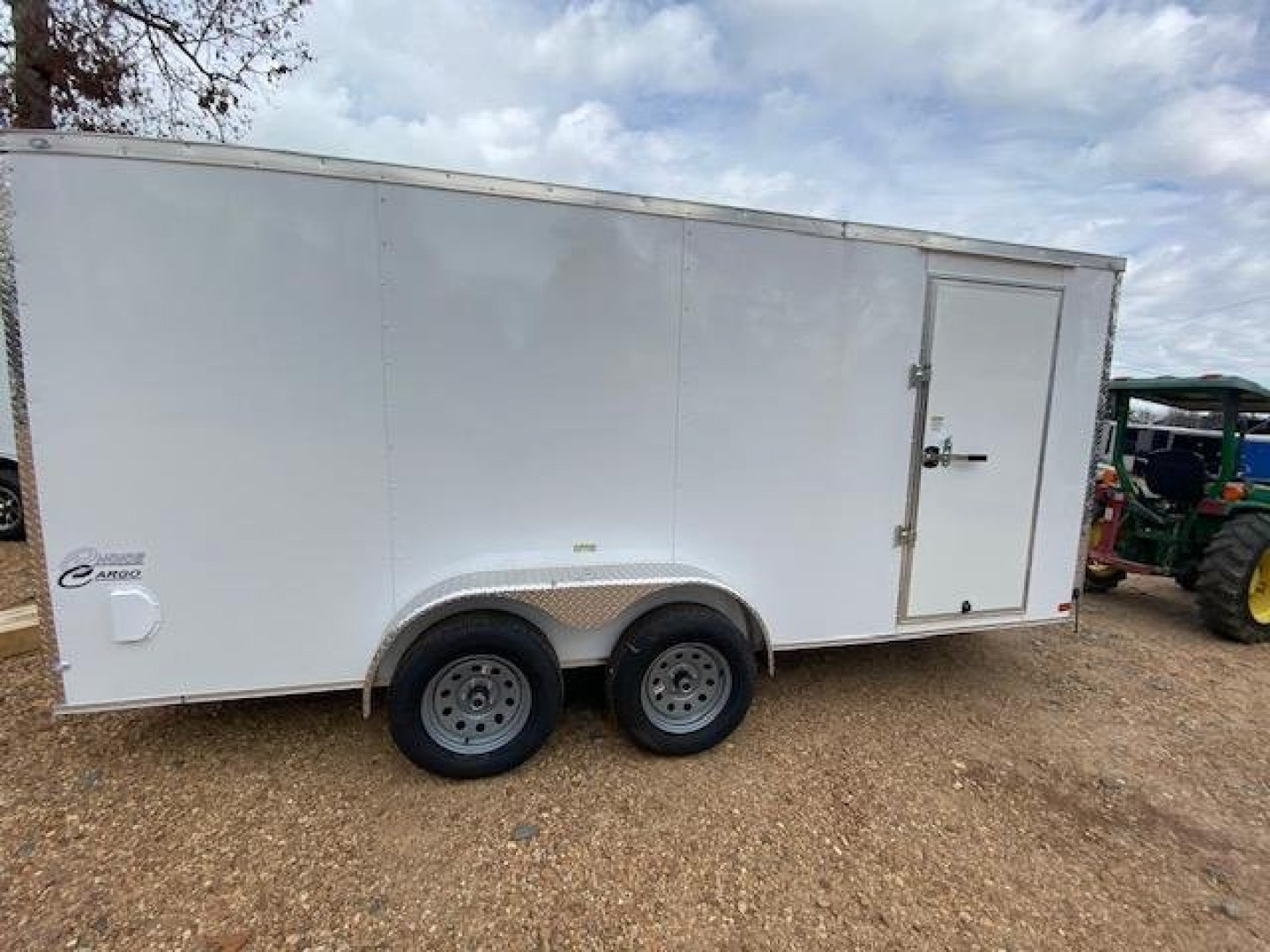 New 2027 Choice Cargo 7X16 Tandem Axle Cargo / Enclosed Trailer w/ Ramp