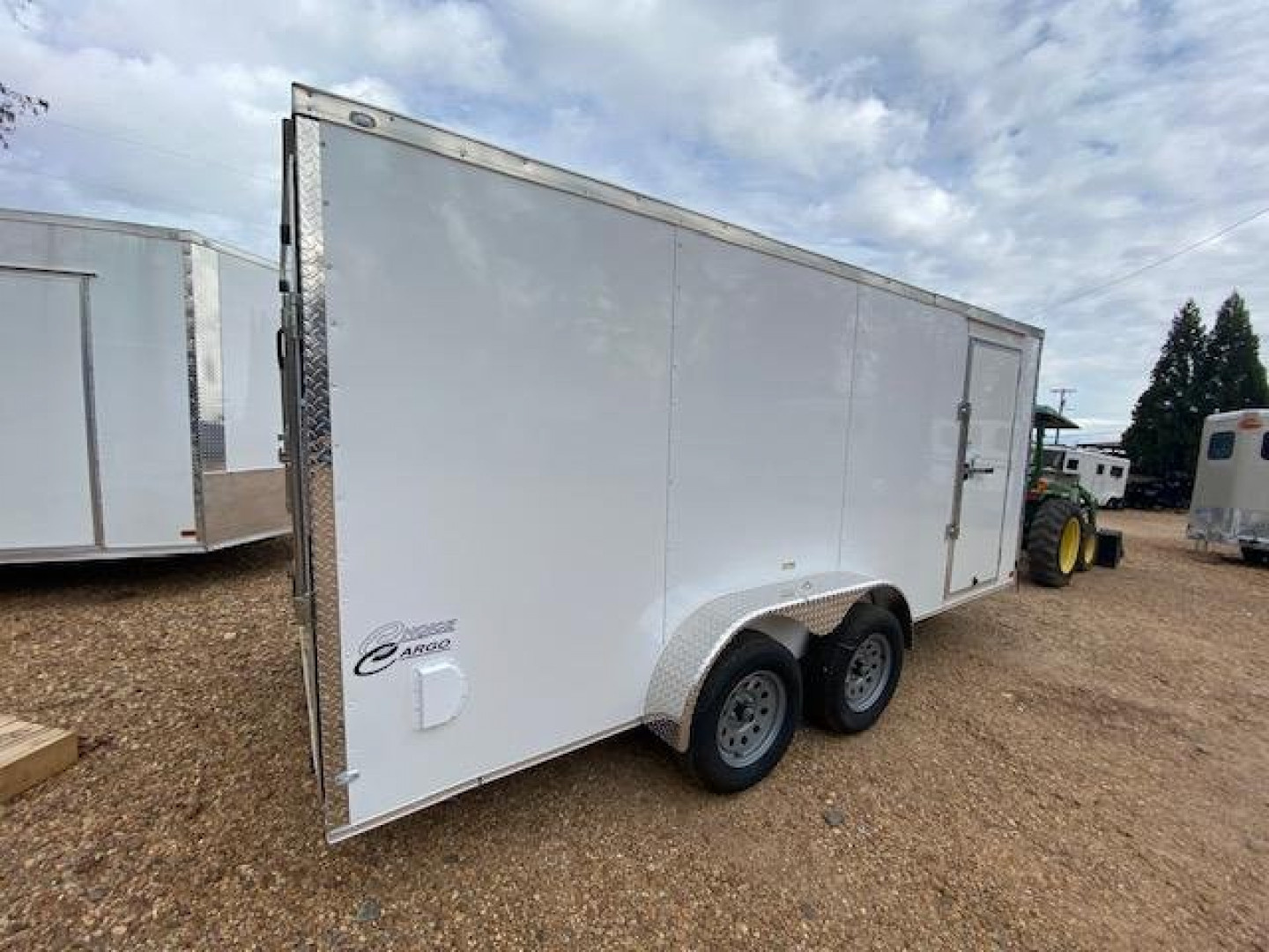 New 2027 Choice Cargo 7X16 Tandem Axle Cargo / Enclosed Trailer w/ Ramp
