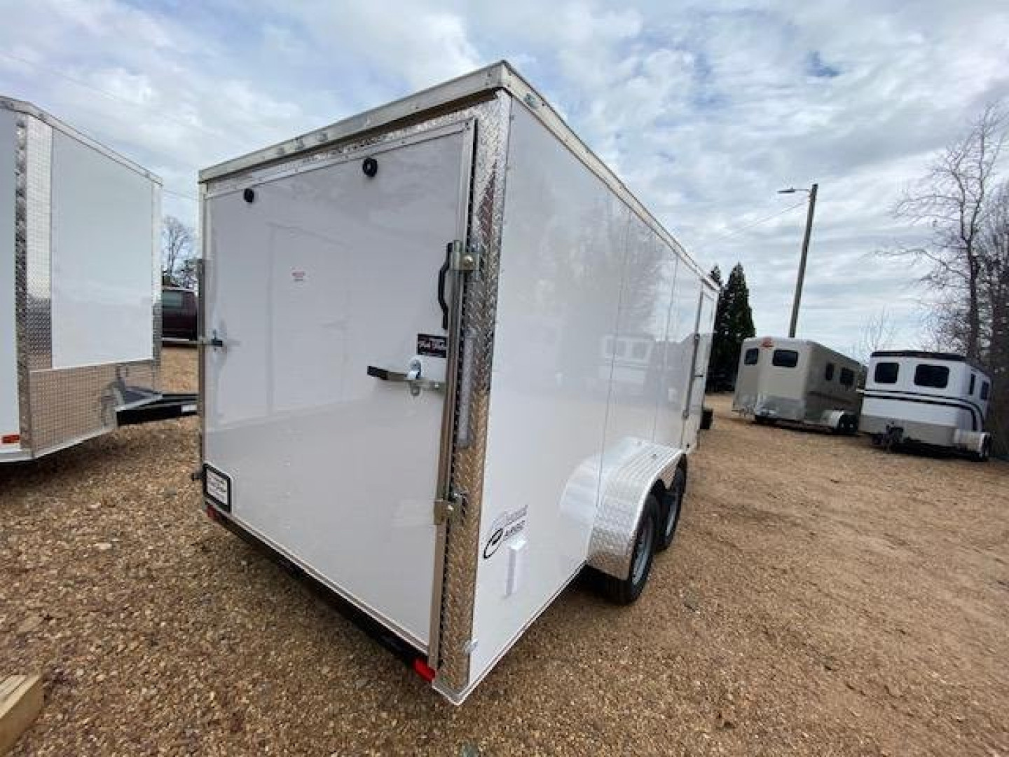 New 2027 Choice Cargo 7X16 Tandem Axle Cargo / Enclosed Trailer w/ Ramp