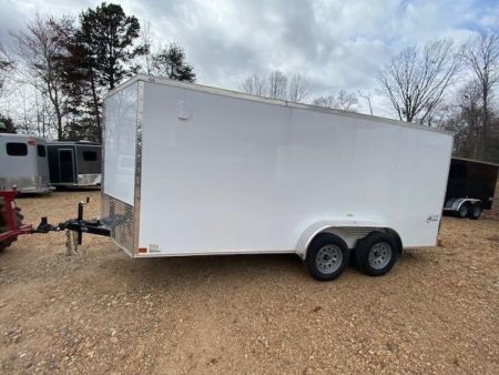 New 2027 Choice Cargo 7X16 Tandem Axle Cargo / Enclosed Trailer w/ Ramp