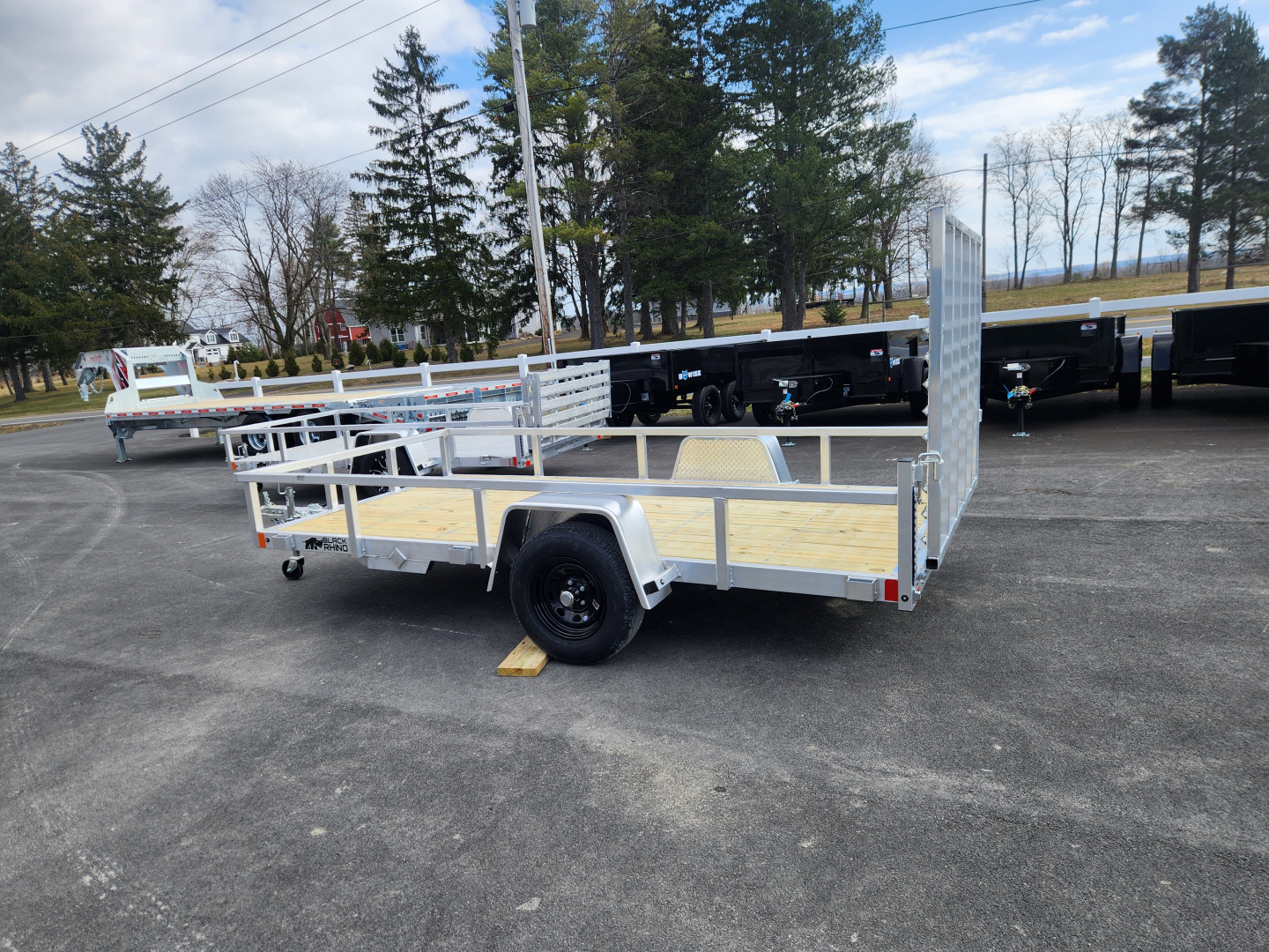 New 2026 Black Rhino EX612SA Utility Trailer