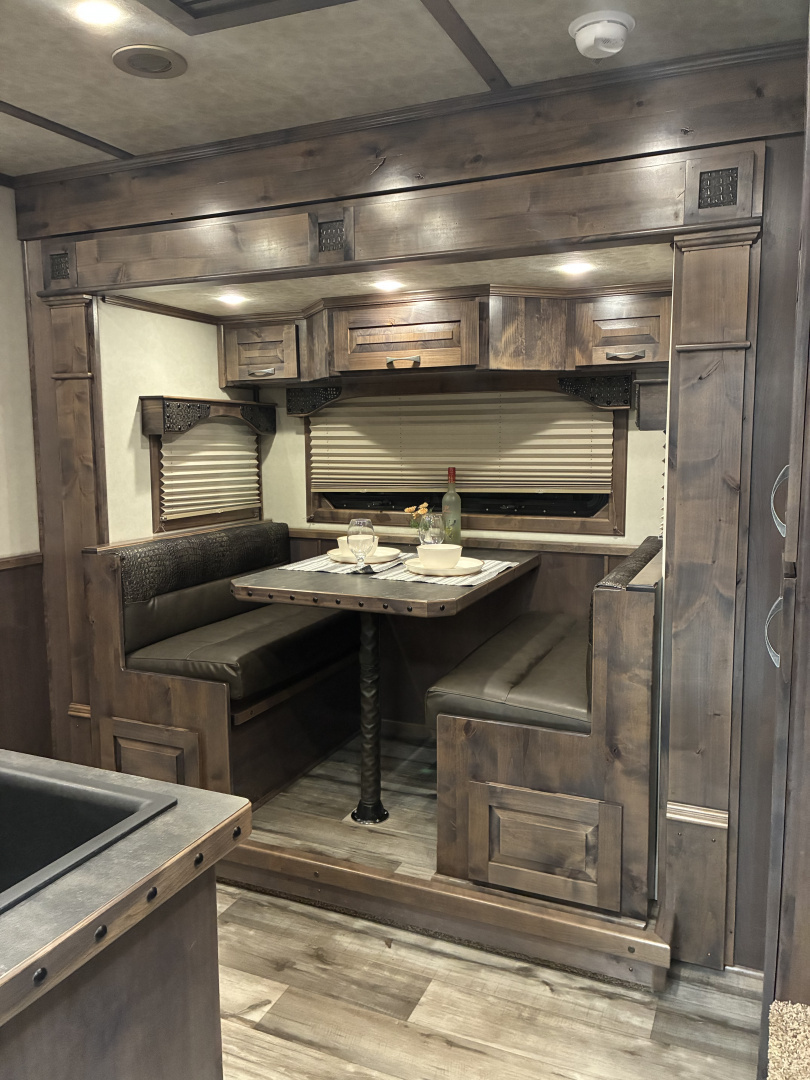 New 2026 Cimarron 3H 12'6" Trail Boss Conversions LQ Horse Trailer