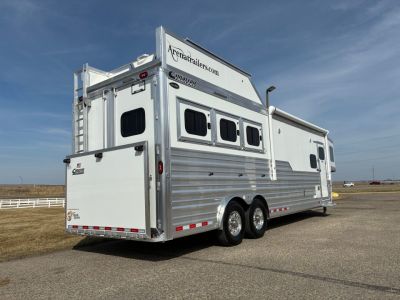 New 2026 Cimarron 3H 12'6" Trail Boss Conversions LQ Horse Trailer