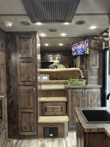 New 2026 Cimarron 3H 12'6" Trail Boss Conversions LQ Horse Trailer