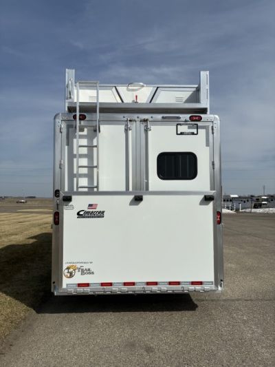New 2026 Cimarron 3H 12'6" Trail Boss Conversions LQ Horse Trailer
