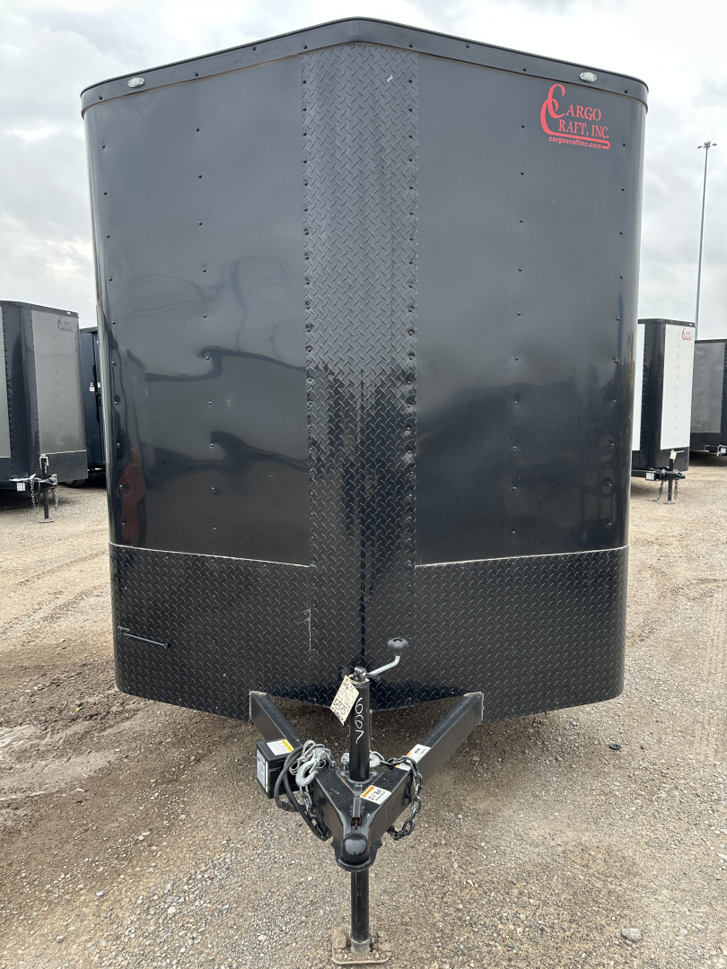 New 2025 Cargo Craft 7'x16'x7'tall Elite V Nose Sport with ramp door, black/black out Cargo / Enclosed Trailer